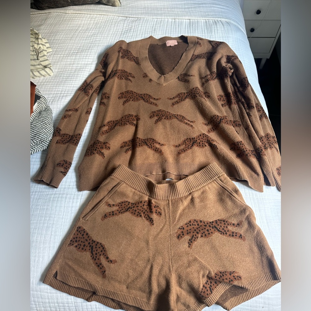 Show Me Your MuMu Brown Sweater Set